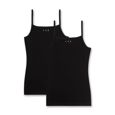 Abbildung von Sanetta 2 PACK Unterhemd/shirt für Kinder, Größe: 176, Super black