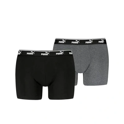 Abbildung von PUMA Men&#039;s Elements Boxer, Grey Combo, M (2er Pack)