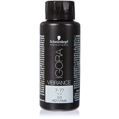 Abbildung von Schwarzkopf Igora Vibrance 7 77 Mittelblond Kupfer Extra