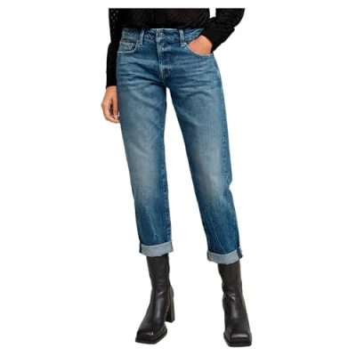 Abbildung von G STAR KATE Boyfriend Jeans Straight Leg, Damen, Größe: 29x30, Faded blue marble