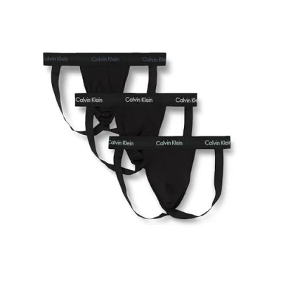 Abbildung von Calvin Klein Underwear JOCK Strap 3 PACK Slip, Herren, Größe: Large, Black