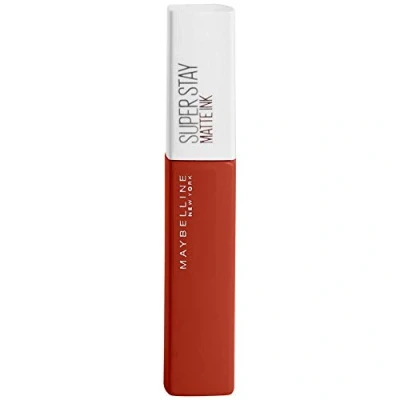 Abbildung von Maybelline New York Lippenstift, Super Stay Matte Ink City Edition, Flüssig, matt und langanhaltend, Nr. 117 Ground Breaker, 5ml