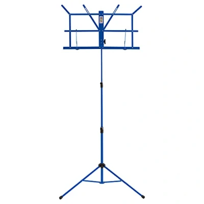 Abbildung von TIGER MS07 Notenständer, faltbar, bunt, tragbar, Notenhalter, Blau