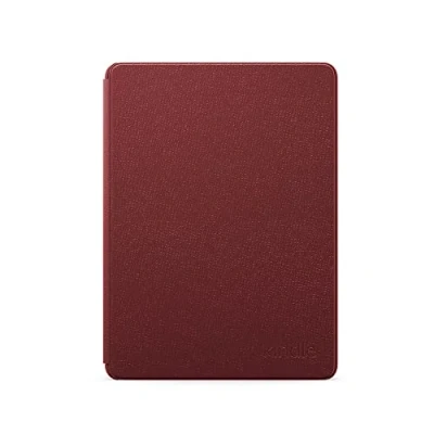 Abbildung von Amazon Kindle Paperwhite Lederhülle schlankes, leichtes Design Geeignet für die 11. Generation (2021), Merlot