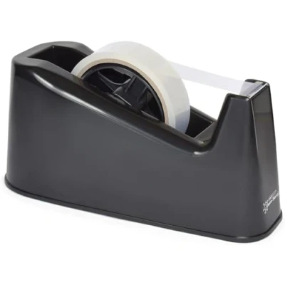 Abbildung von Rapesco RPTD500B Germ Savvy Antibakteriell, Hochleistungs Klebebandspender 500, Schwarz