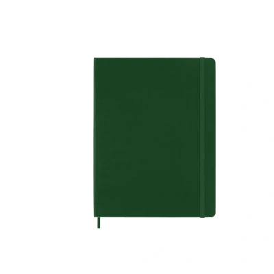 Abbildung von Moleskine Klassisches Notizbuch mit Punktraster Hardcover Elastischem Verschlussband Farbe Myrte Grün Größe A4 19 x 25 192 Seiten
