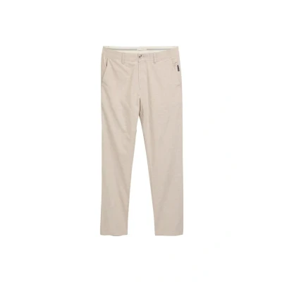 Abbildung von TOM Tailor Regular Stoffhose, Herren, Größe: 34x32, Silver ecru chambray