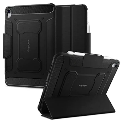 Abbildung von Spigen Rugged Armor Pro Hülle Case kompatibel mit iPad 10. Generation 2022 10,9 Zoll Schwarz