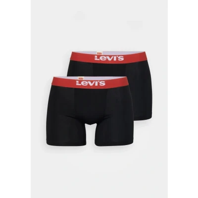Abbildung von Levi&#039;s MEN Solid Basic Organic 2 PACK Panties, Herren, Größe: Small, Black