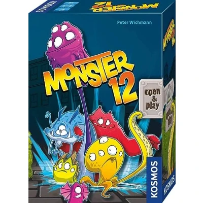 Abbildung von KOSMOS 680688 Monster 12, lustiges Würfelspiel, für 2 5 Personen ab 7 Jahren, in praktischer Open &amp; Play Magnet Box, Reise Spiel, kleines Geschenk Kinder und Erwachsene, Partyspiel
