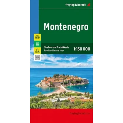 Abbildung von Montenegro, Straßen und Freizeitkarte 1:150.000, freytag &amp; berndt: Mit Infoguide, Top Tips (freytag berndt Auto + Freizeitkarten)