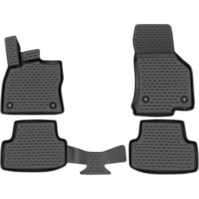 Abbildung von Element Gummimatten Set für Toyota C HR ab 2016 bis 2020 100% passgenaue Auto Fußmatten, robuste Universal Fußmatte Auto, Fussmatten Gummi,