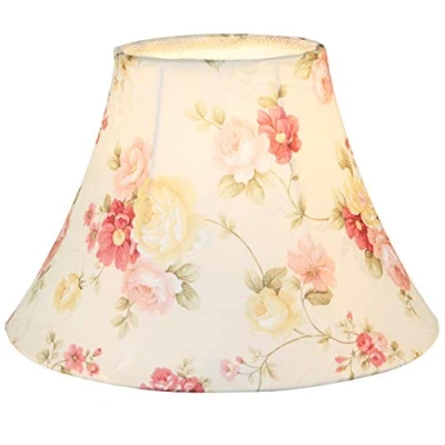 Abbildung von Eastlion 14&quot; Retro Palace Anhänger Handgefertigte E14/E27 Lampenschirm für Tischleuchten,Stehleuchten,Wandleuchten,17x36x23cm Floral