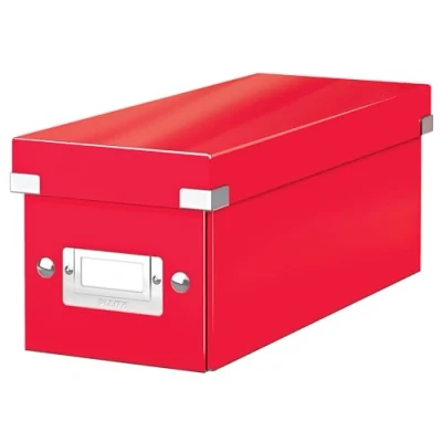 Abbildung von Leitz WOW Aufbewahrungsbox, rote Click &amp; Store Reihe, 60410026