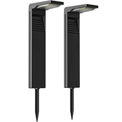 Abbildung von OUSFOT Wegeleuchten Außen Solar [2 Stück] Solarstrahler für Garten IP65 Wasserdicht 30 LEDs Strahler mit 2 Beleuchtungsmodi Solarleuchten Gartenbeleuchtung Garten/Terrasse/Wege