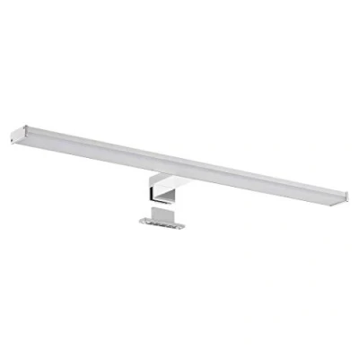 Abbildung von SEBSON® LED Spiegelleuchte 60cm, Bad IP44, Aufbauleuchte + Klemmleuchte, neutralweiß 4000K, 600x108x44mm, 12W, 900lm, Aluminium, Schminklicht