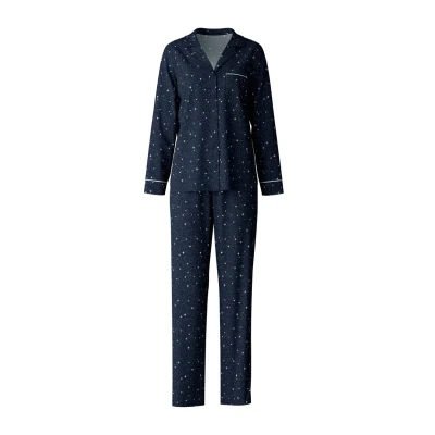 Abbildung von Calida Sweet Dreams DURCHGEKNÖPFT Pyjama, Damen, Größe: 36/38, Peacoat blue