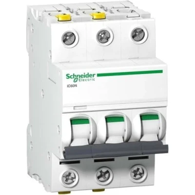 Abbildung von Schneider Electric A9F03325 Leitungsschutzschalter ACTI9 IC60N 3P 25A B, Weiß