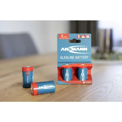 Abbildung von Pacco batterie da 2 LR14 Ansmann Red Alkaline