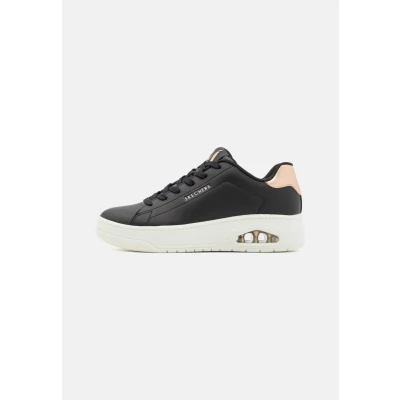 Abbildung von Skechers Sport UNO Court Sneaker low, Damen, Größe: 35, Black/rose gold Schuhe