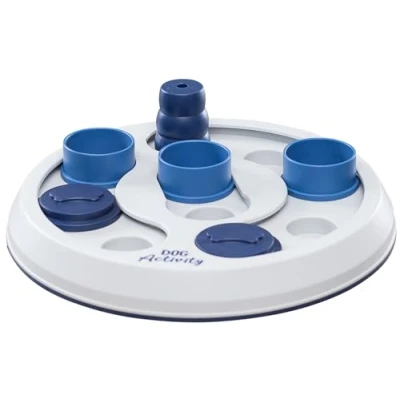 Abbildung von TRIXIE Hundespielzeug Intelligenz Dog Activity Strategiespiel „Flip &amp; Fun“ Anspruchsvolles Intelligenzspielzeug für Hunde zur Beschäftigung, ø 23cm 32001