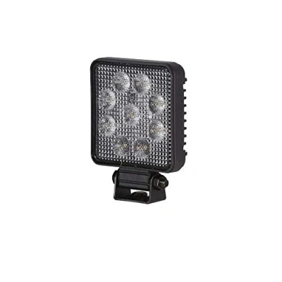 Abbildung von HELLA VALUEFIT LED Arbeitsscheinwerfer PS1000 12V / 24V 1000lm Anbau/geschraubt schwenkbarer Montagebügel Nahfeldausleuchtung Kabel: 800mm Stecker: offene Kabelenden 1GA 357 114 002