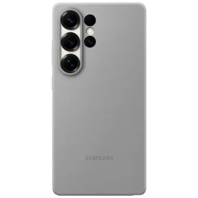 Abbildung von Samsung Silikon Back Cover Grau Galaxy S25 Ultra