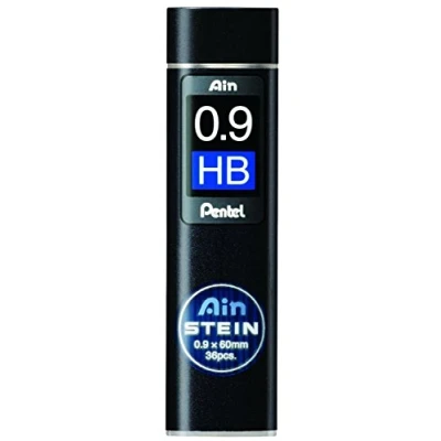 Abbildung von Pentel Ain STEIN C279 Feinmine, 36 Minen je Dose, 0.9 mm, Härtegrad HB (1 Dose)