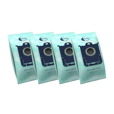 Abbildung von AEG GR206S s Bag Anti Allergy Staubsaugerbeutel für VX4, VX6, VX7, VX8, AB61 (4 Synthetik Staubbeutel, hohe Filterleistung, reduziert u.a. Pollen, Milben &amp; Allergene, ideal Allergiker,)