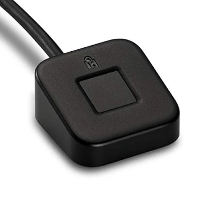 Abbildung von Kensington VeriMark Desktop Fingerprint Key, Biometrische Fingerabdruck Authentifizierung, Identitätsleser, Erkennungstechnologie für Ihren PC, Schwarz, K62330WW