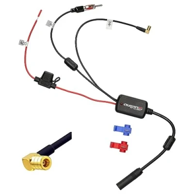 Abbildung von Audioproject A391 DAB Adapter für Autoradio Verstärker Splitter SMB DIN Sony Pioneer JVC Kenwood Blaupunkt Alpine Antennensplitter Antenne Auto