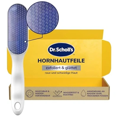 Abbildung von Scholl Nano Glas Fussfeile und Hornhautentferner Komfortable, sanfte Entfernung von harter Haut Hornhaut
