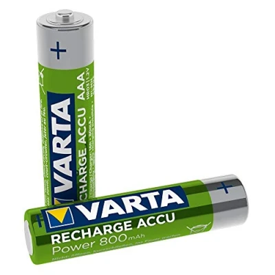 Abbildung von VARTA Akku, NiMH Longlife, Micro (AAA/HR03) 800 mAh, 1,2 Volt, 2 Stück