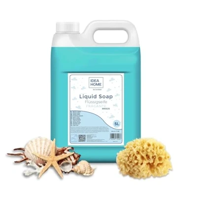 Abbildung von IDEA HOME FRAGANTE Handseife Flüssig 5L Seife Kanister für alle Hauttypen Gut Schäumende Flüssigseife 5 Liter Cremeseife BREEZE