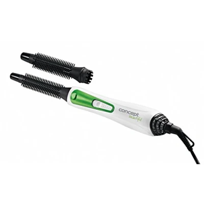 Abbildung von CONCEPT KF 1310ze Warmluftbürste, 2 Aufsätze 20 und 16 mm, grün