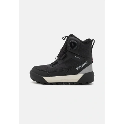Abbildung von Viking Expower WARM GTX BOA Unisex Schnürstiefelette für Kinder, Größe: 36, Black Schuhe