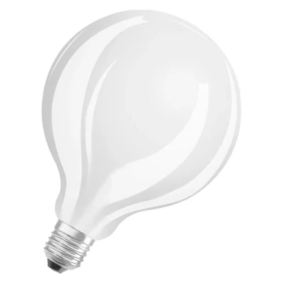 Abbildung von OSRAM LED Star GLOBE125, matte Filament Lampe in Globe Form mit 125mm Durchmesser, E27 Sockel, Kaltweiß (4000K), 2452 Lumen, Ersatz für herkömmliche 150W Glühbirnen, 1er Pack