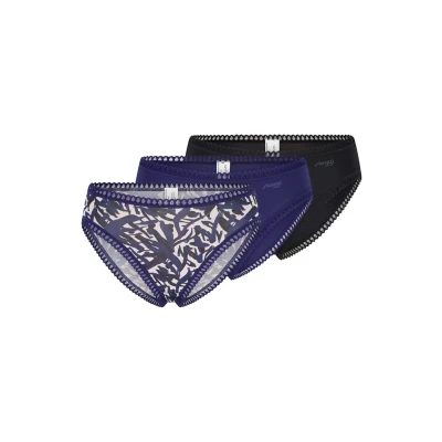 Abbildung von sloggi Damen GO Crush High Leg C3P, Blue Dark Combination, M