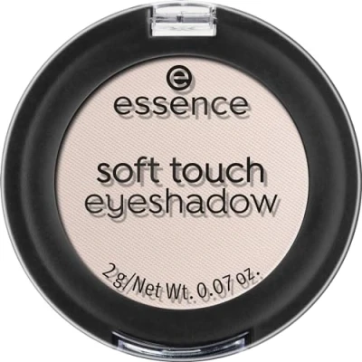 Abbildung von essence cosmetics soft touch eyeshadow, Lidschatten, Nr. 01 The One, nude, sofortiges Ergebnis, langanhaltend, mit Vitaminen, farbintensiv, vegan, Mikroplastik Partikel frei, Nanopartikel frei (2g)