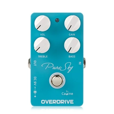 Abbildung von Caline Pedal CP 12 Pure Sky Overdrive Effect Guitar Effects Pedal, blau, Size