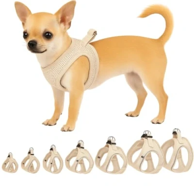 Abbildung von hundegeschirr kleine Hunde XXS Flamingo Harness Step&amp;Go Bento Beige