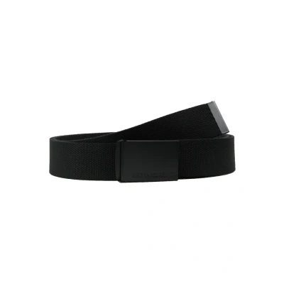 Abbildung von Urban Classics Unisex Long Canvas Gürtel, Schwarz (Black 00007), one size