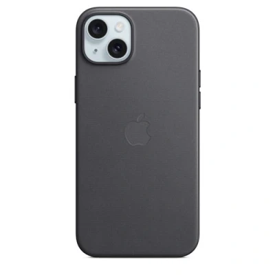 Abbildung von Apple MagSafe Textiel Back Cover Schwarz iPhone 15 Plus