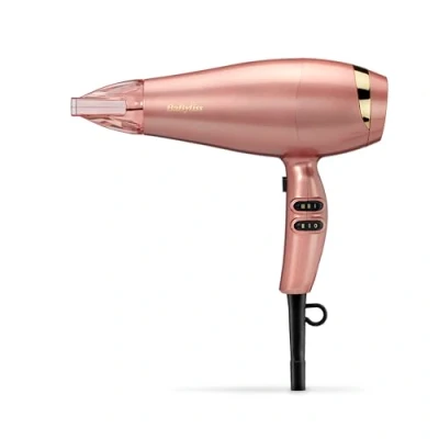 Abbildung von BaByliss Rose Gold Haartrockner, Föhn mit Ionen Technologie