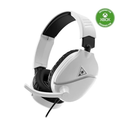 Abbildung von Turtle Beach Recon 70 Konsole Weiß Xbox Universell Einsetzbares Gaming Headset for Series XS, One, PS5, PS4, Nintendo Switch, PC and Mobile