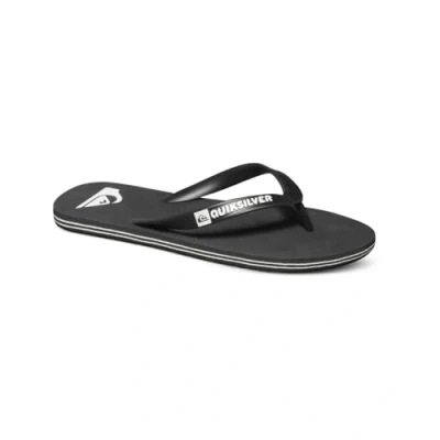 Abbildung von Quiksilver Molokai Badezehentrenner, Herren, Größe: 41, Black/white Kunststoff