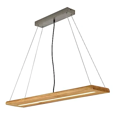 Abbildung von LED Hängeleuchte Brad aus Holz