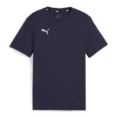 Abbildung von puma Unisex Teamgoal Casuals Tee Jr T Shirt, Navy White, 152 EU