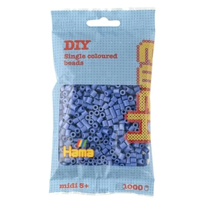 Abbildung von Hama Perlen Tasche ca.1000 Midi Fuse Mosaik Deko Kunst &amp; Basteln für kreative Kinder ab 5 Jahren Lavendel