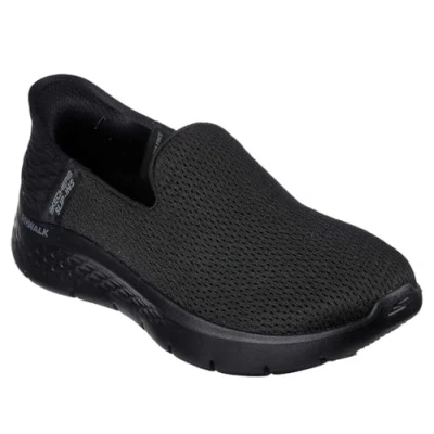 Abbildung von Skechers Hands Free Slip ins Go Walk Damenschuhe mit Flex Technologie, Schwarz, 38.5 EU Weit